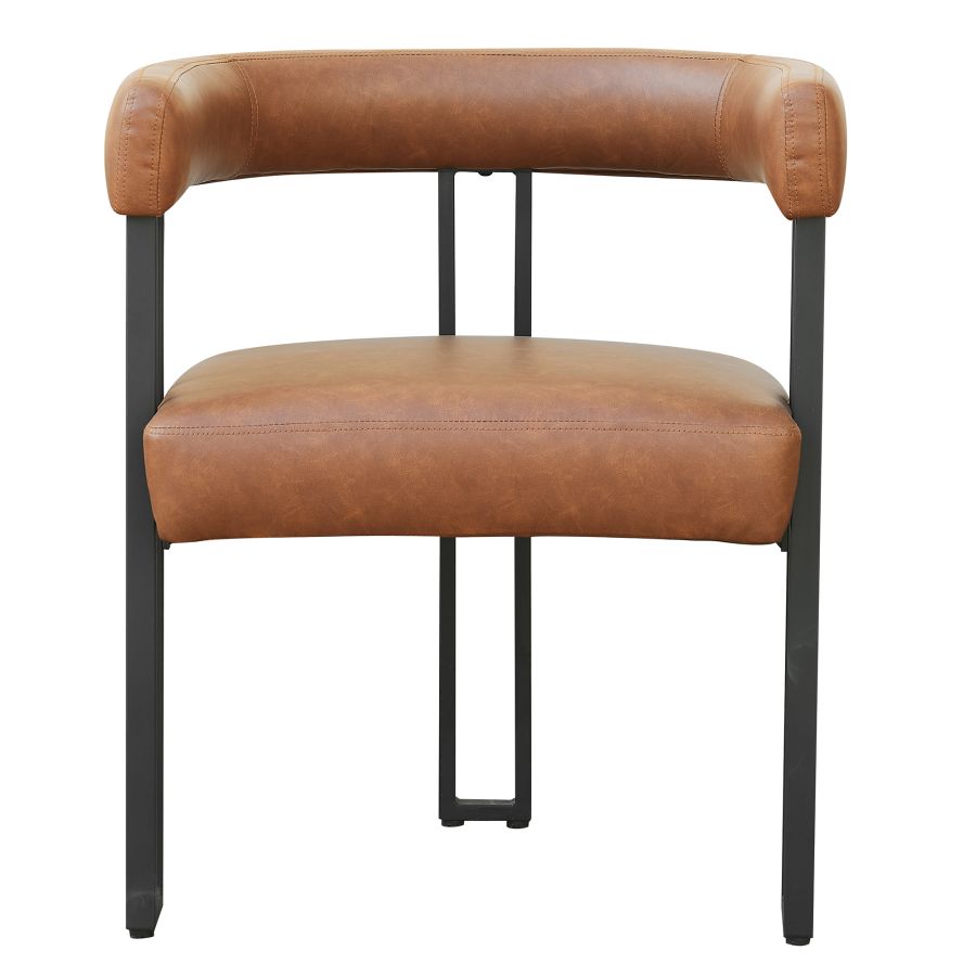 Scarlet Dining Chair, set of 2, in Saddle PU