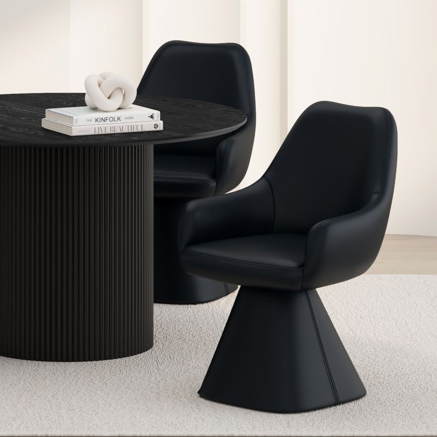 Caprese Dining Chair in Black