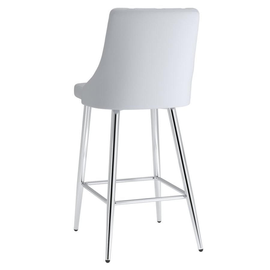 Devo 26" Counter Stool, set of 2, in Light Grey