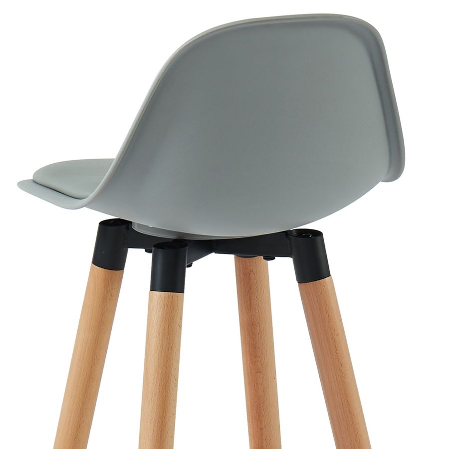Diablo 26" Counter Stool, set of 2, in Grey and Natural