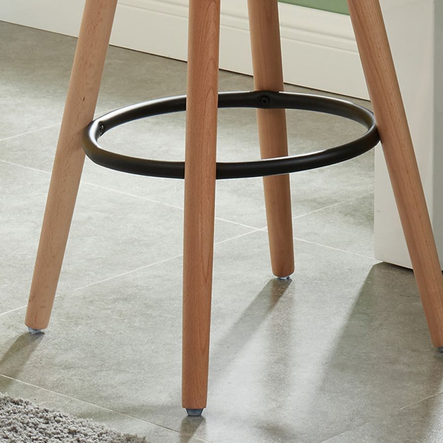 Diablo 26" Counter Stool, set of 2, in White and Natural
