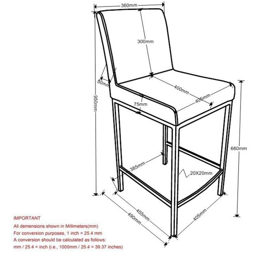 Porto 26" Counter Stool, set of 2, in White and Chrome