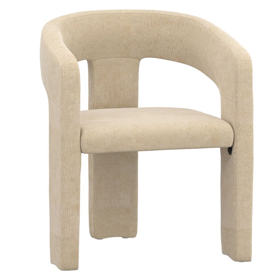 Tovas/Amara 5pc Dining Set - Ivory Table with Beige Chair