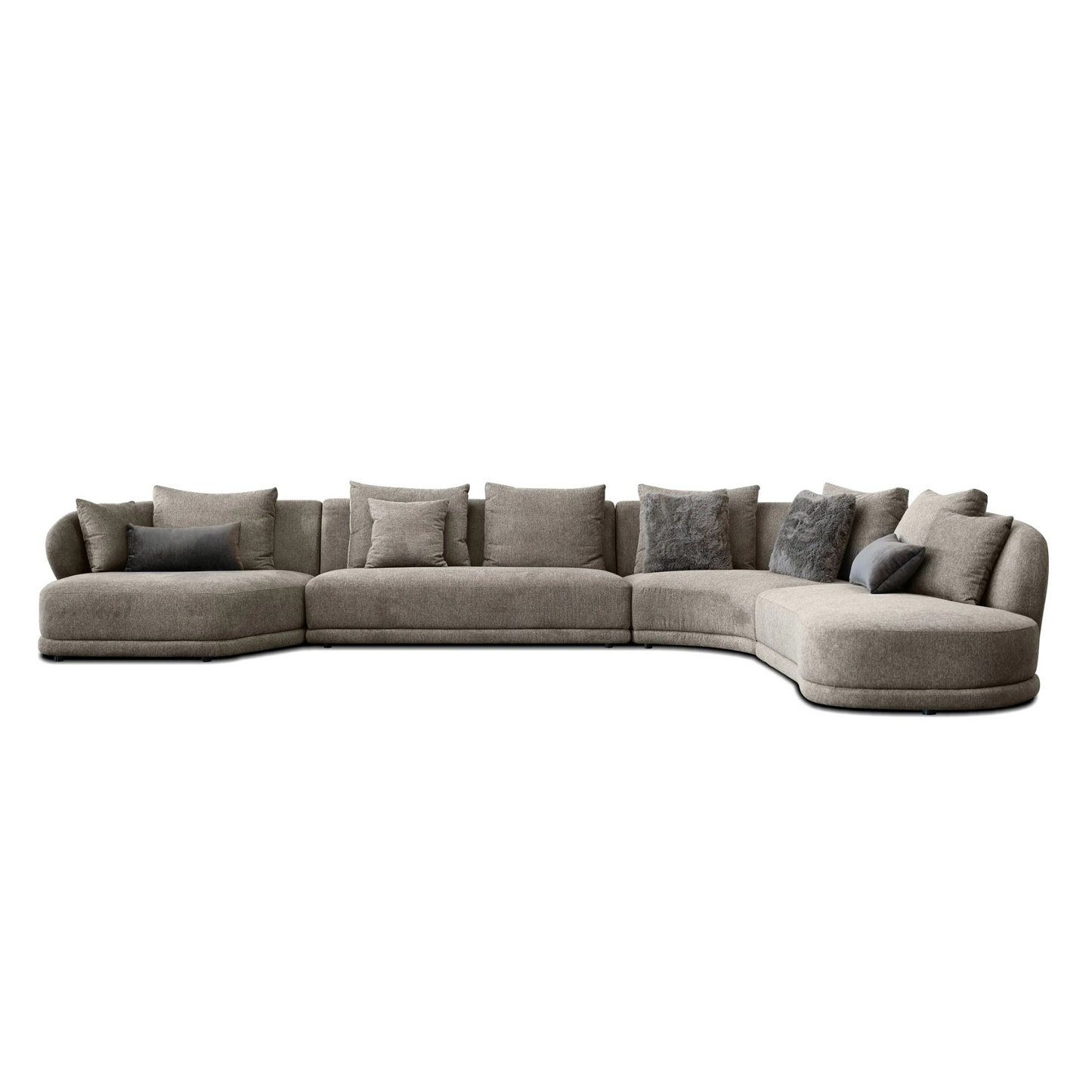 Voltaire Sectional Lsf Brindle Brown
