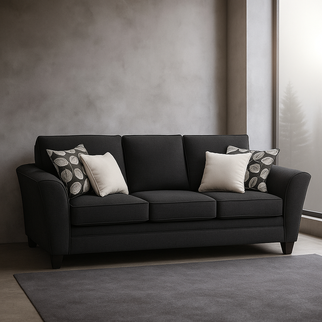 Collection 1010 Fabric Sofa in Paradigm Smoke