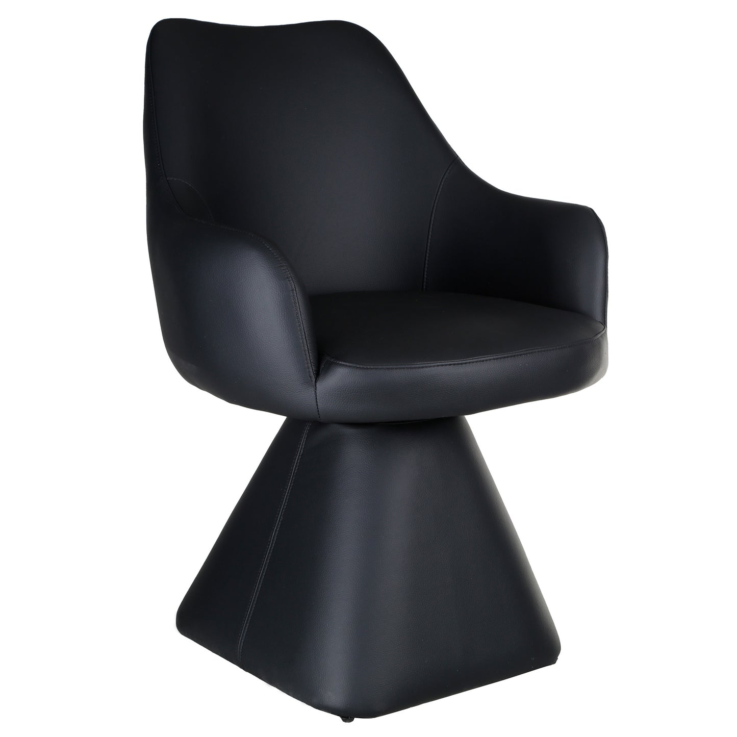 Tovas/Caprese 5pc Dining Set - Black Table with Black Chair