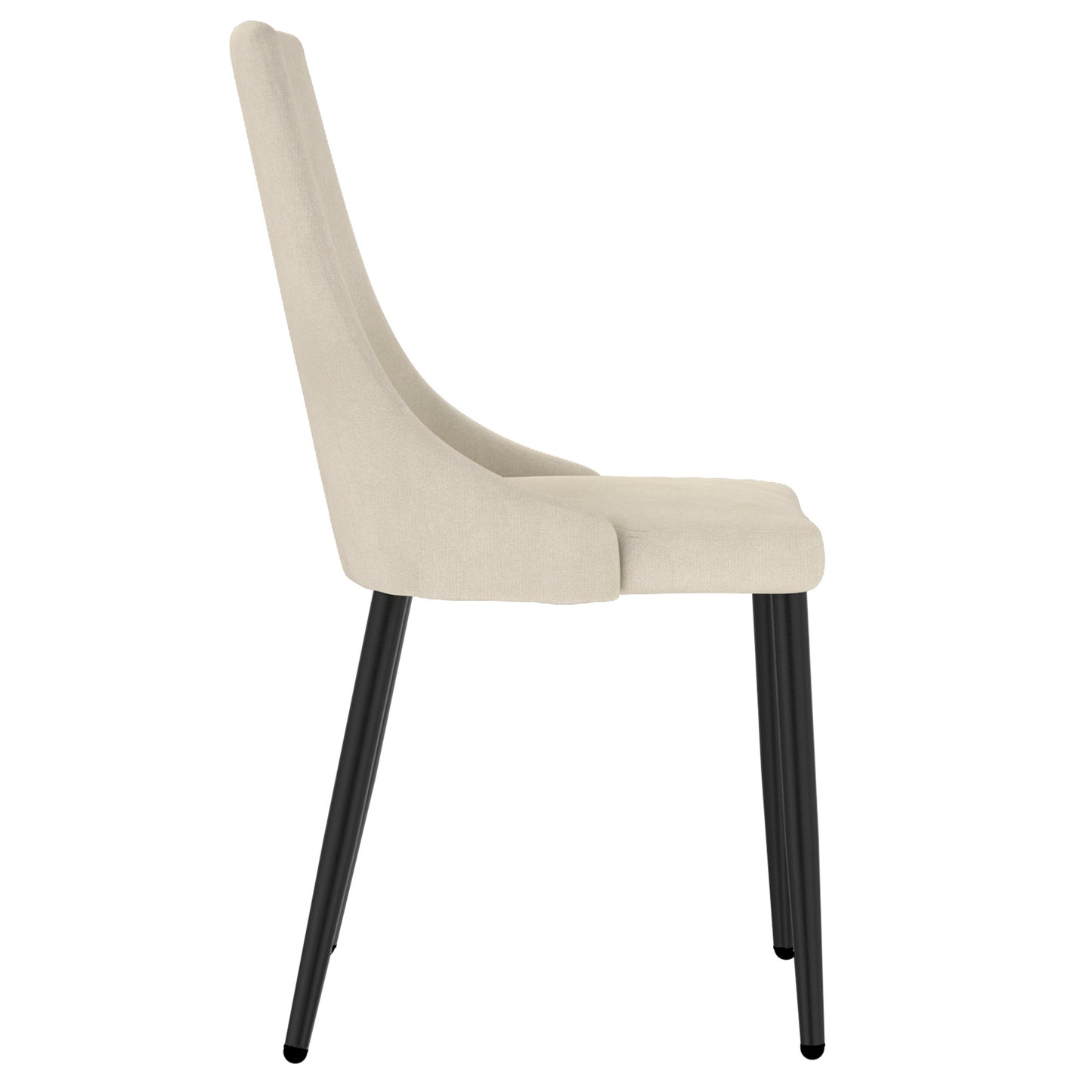 Venice Dining Chair, set of 2, in Beige and Black