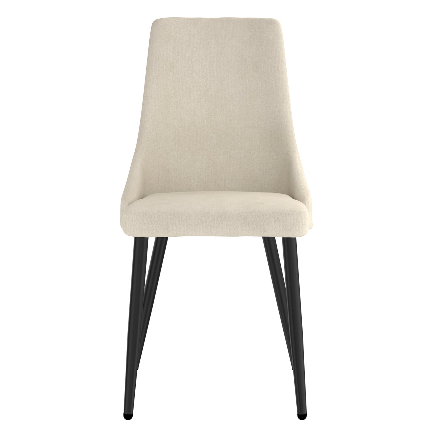 Venice Dining Chair, set of 2, in Beige and Black