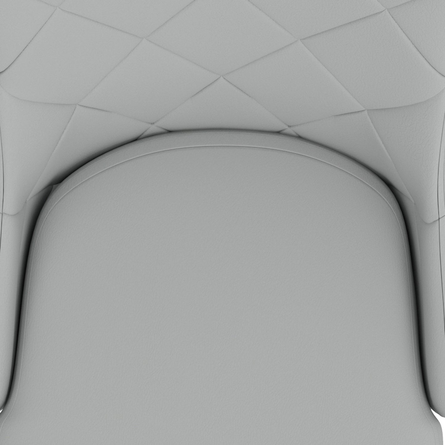 Devo Dining Chair, set of 2, in White and Chrome