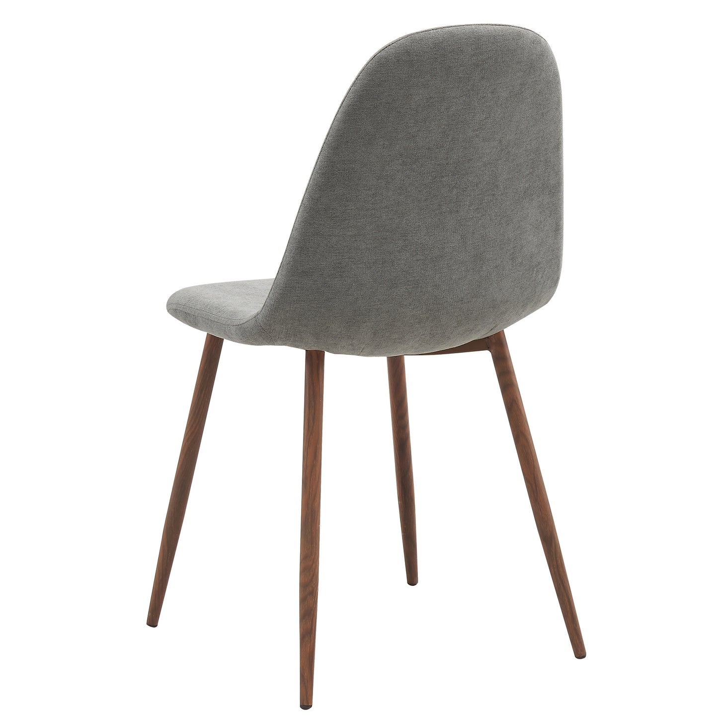 Lyna Dining Chair, set of 4 in Grey and Walnut
