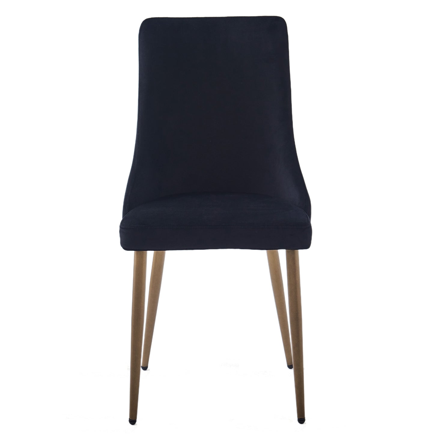 Carmilla Dining Chair, set of 2, in Black and Aged Gold