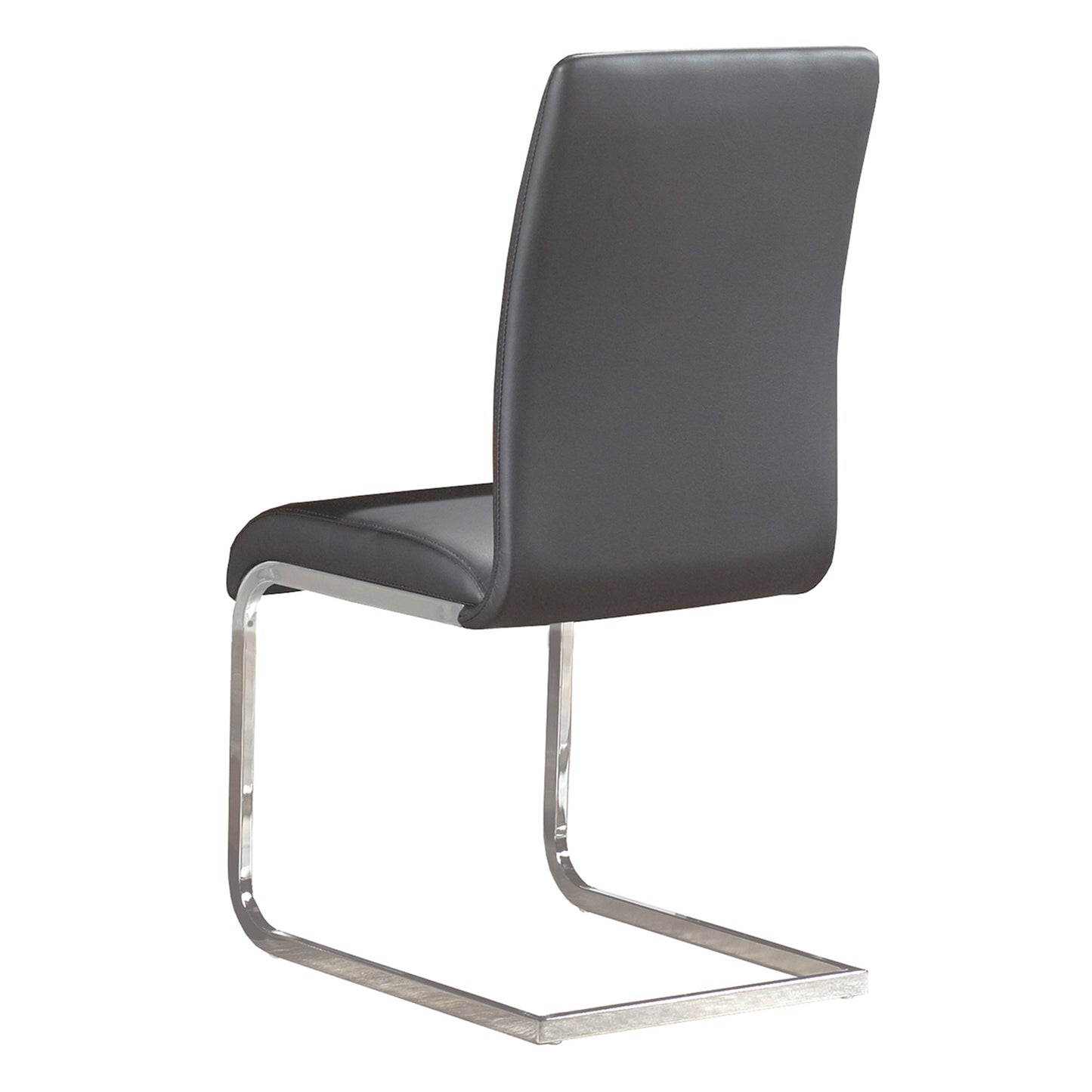 Maxim Dining Chair, set of 2, in Grey and Chrome