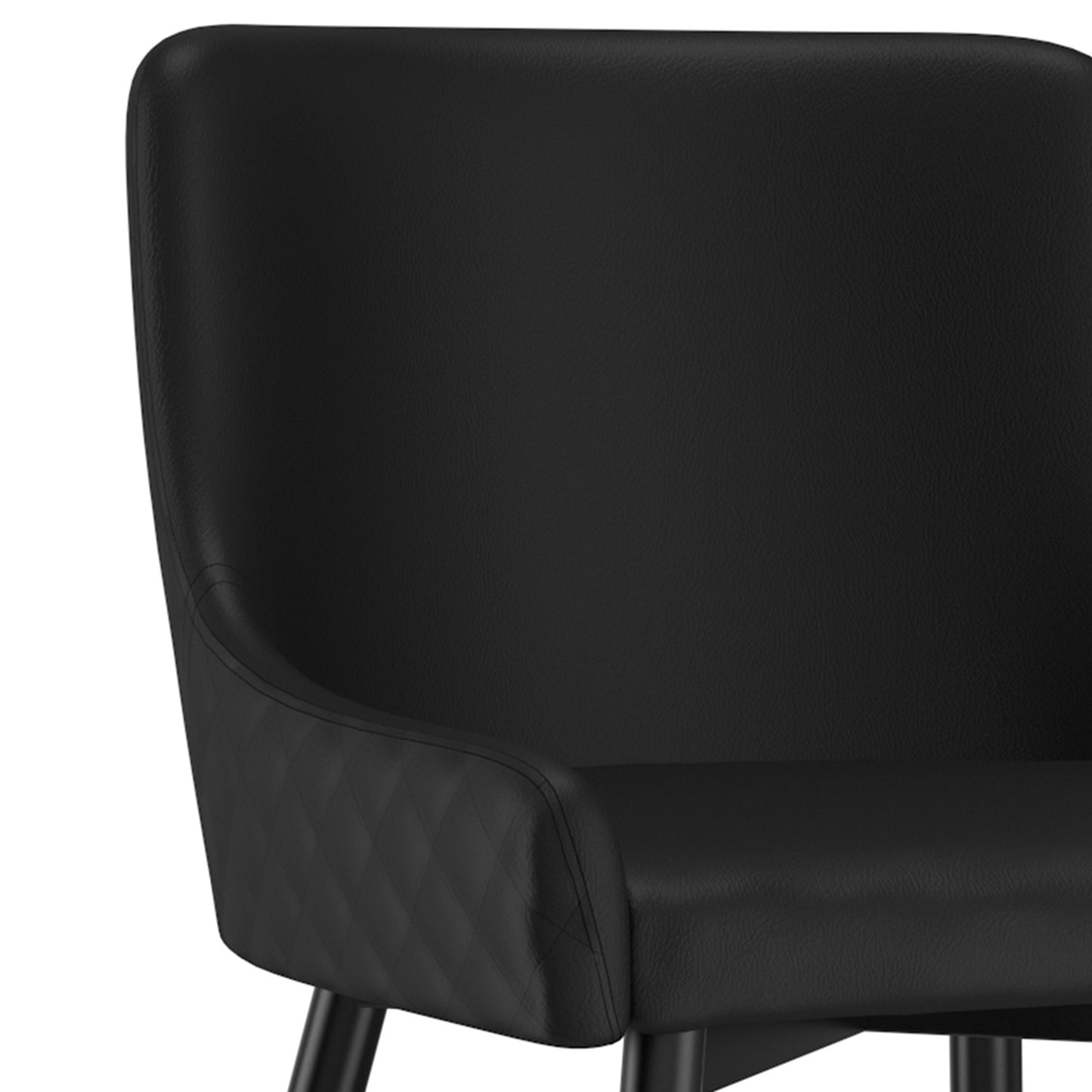 Xander Dining Chair, set of 2, in Black