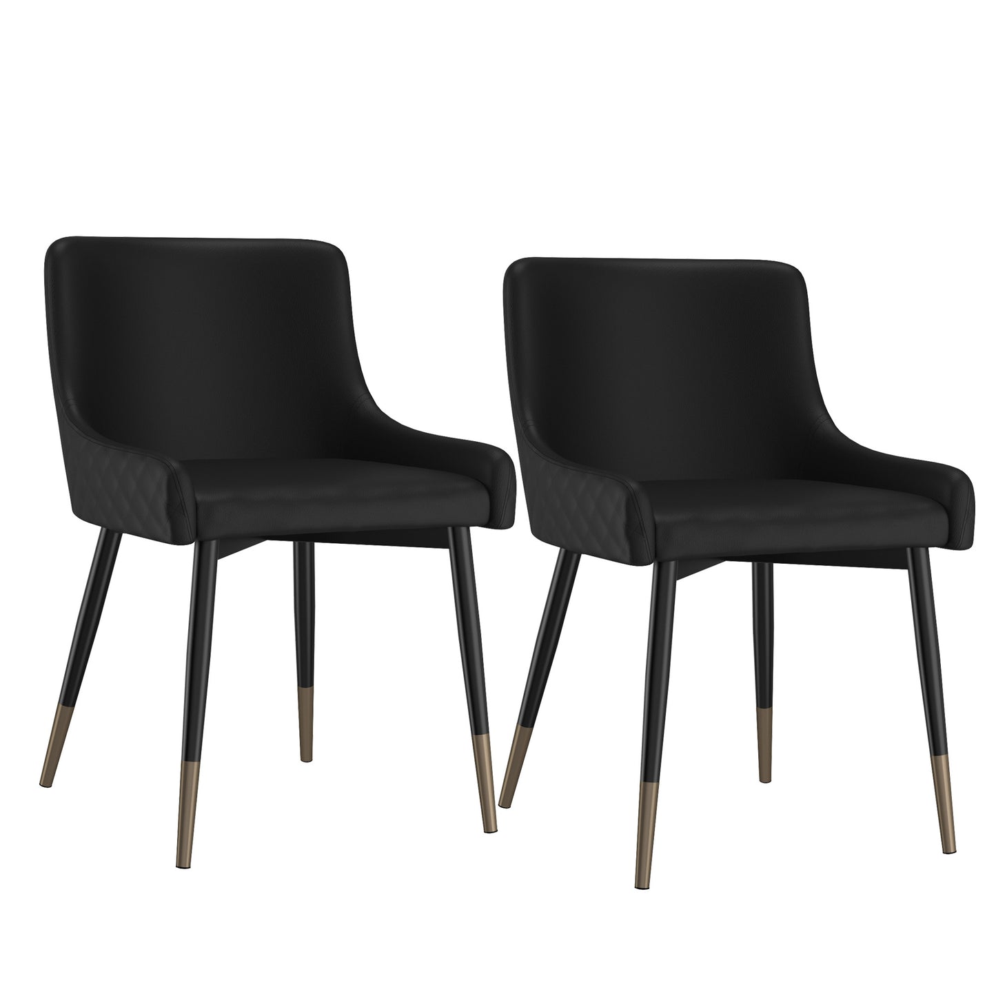 Xander Dining Chair, set of 2, in Black
