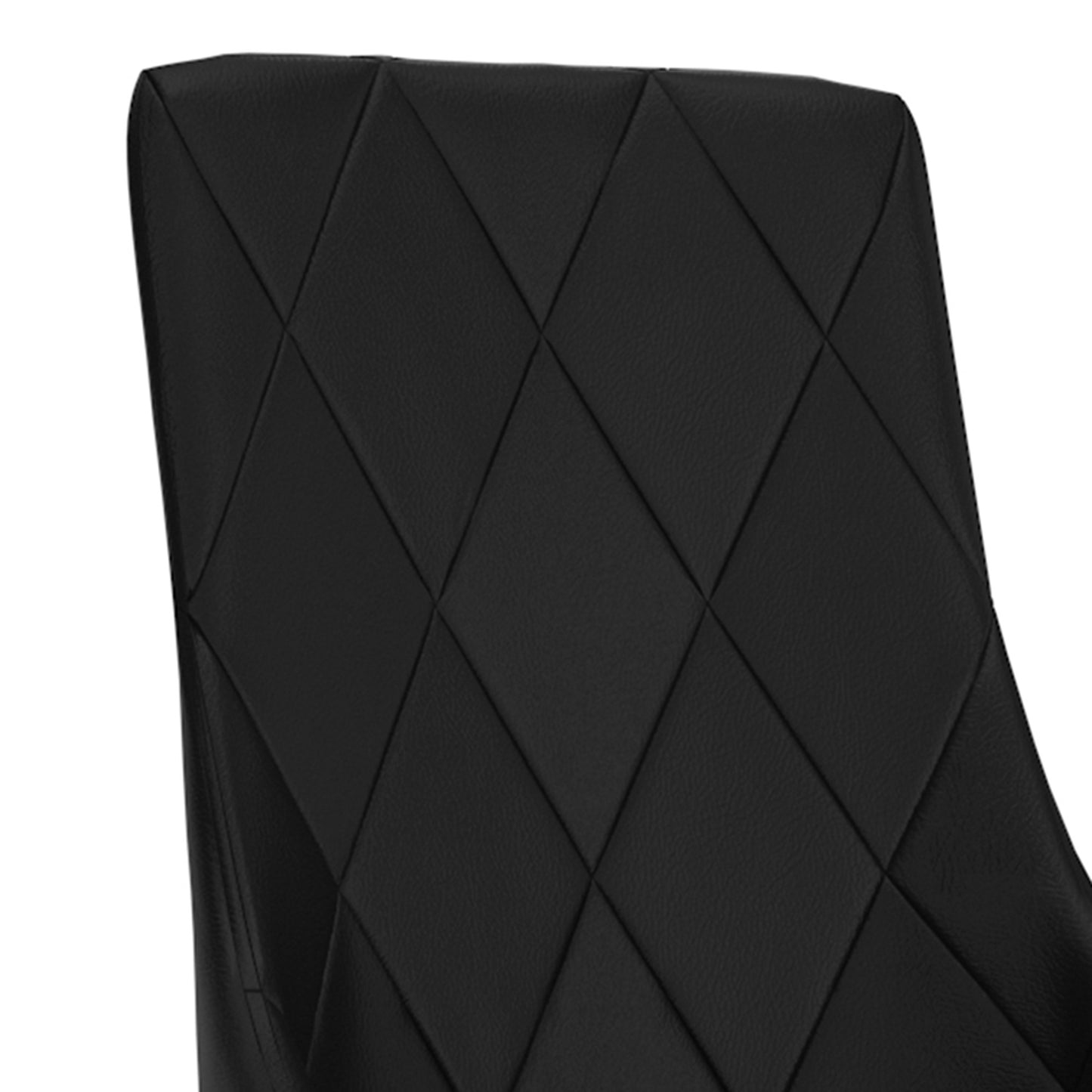 Antoine Dining Chair, set of 2, in Black and Aged Gold