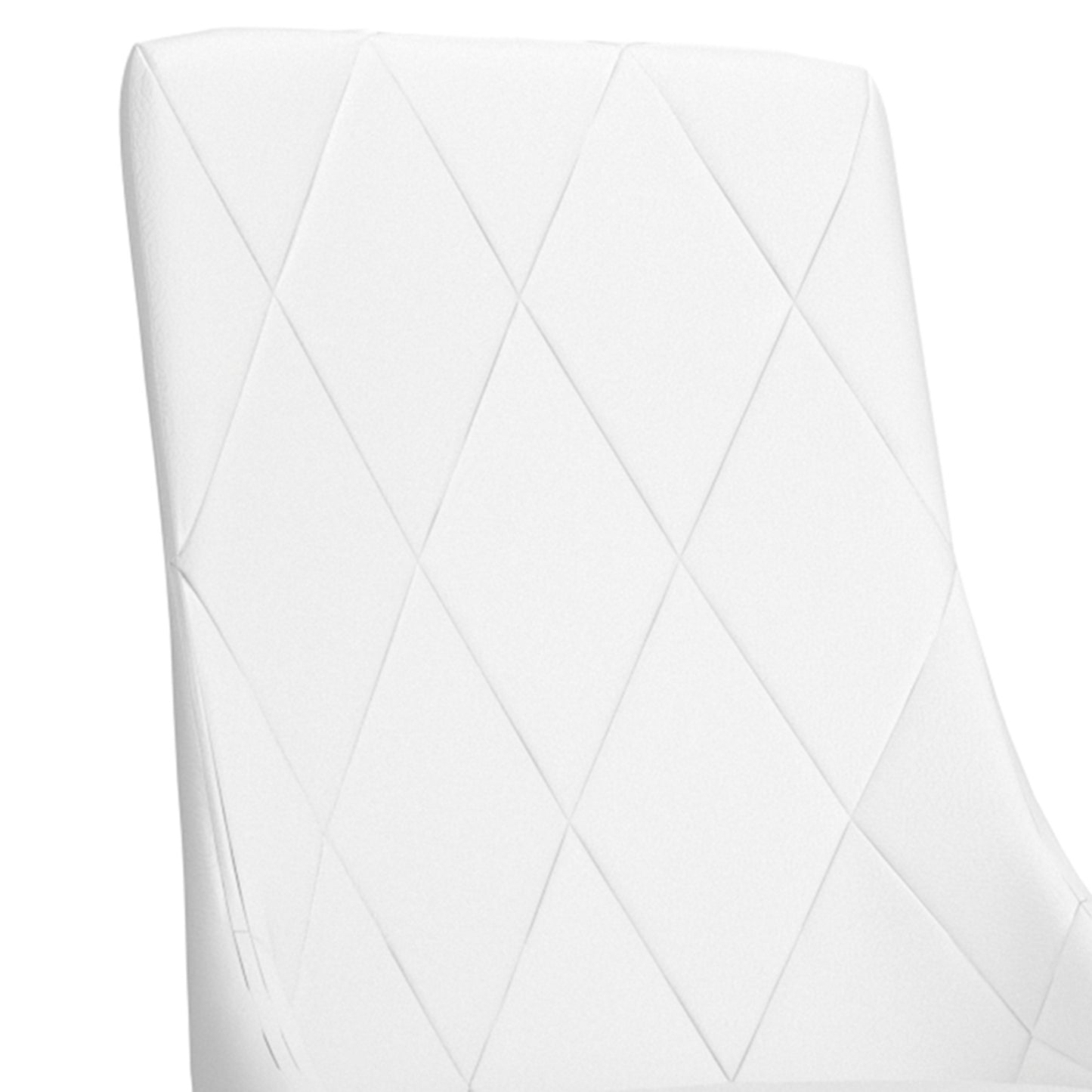 Antoine Dining Chair, set of 2, in White and Aged Gold