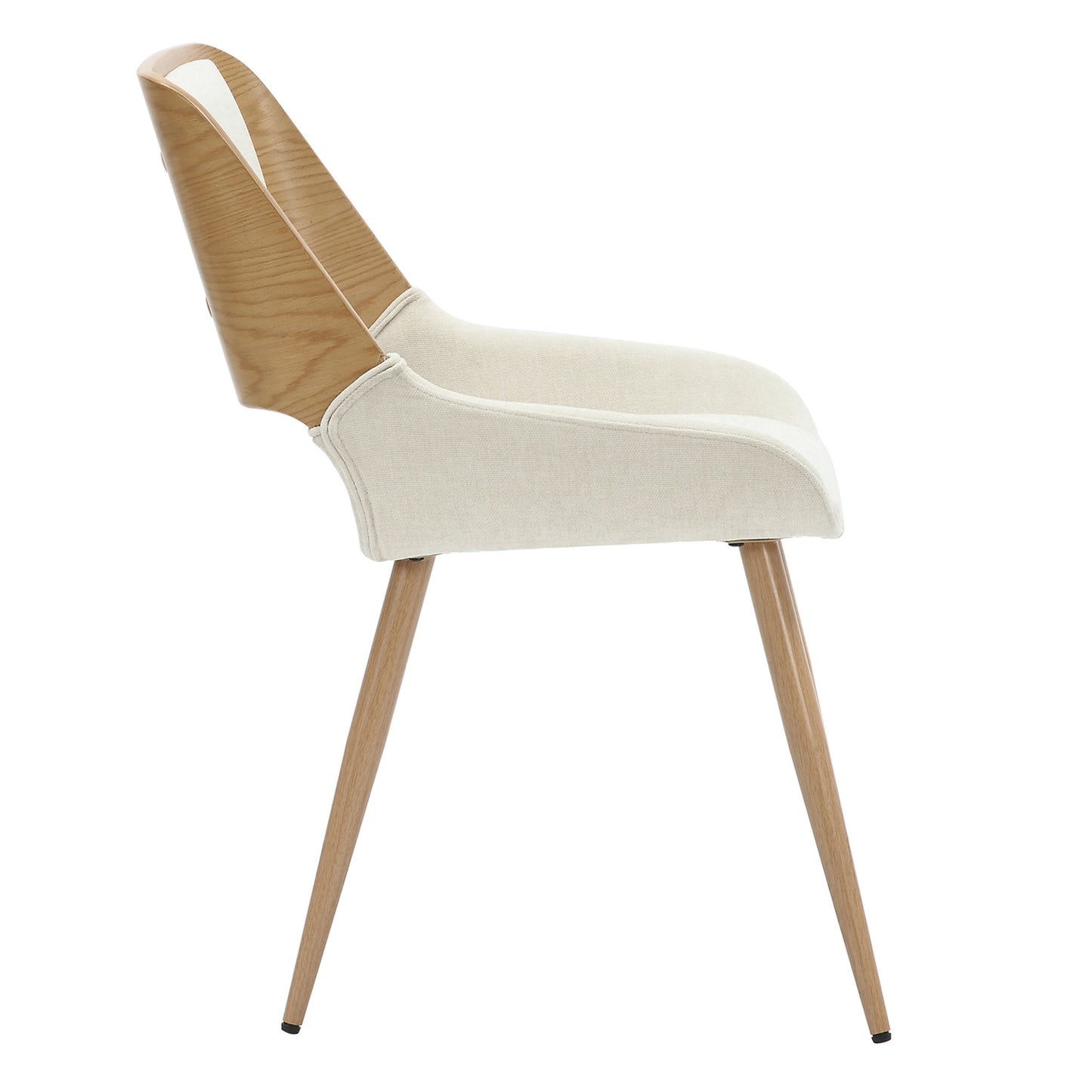 Hudson Dining Chair in Beige Fabric