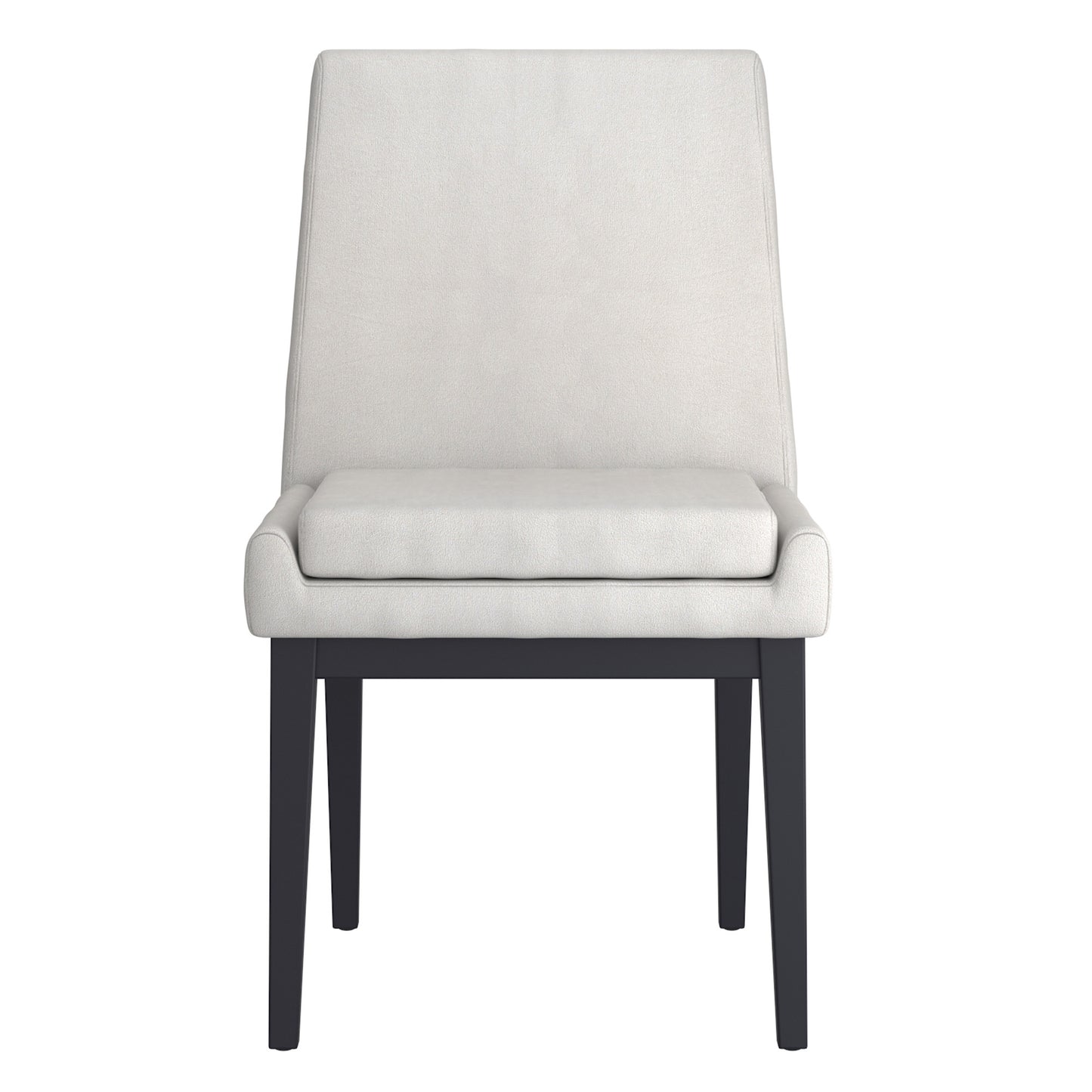 Cortez Dining Chair, set of 2, in Beige Fabric and Black