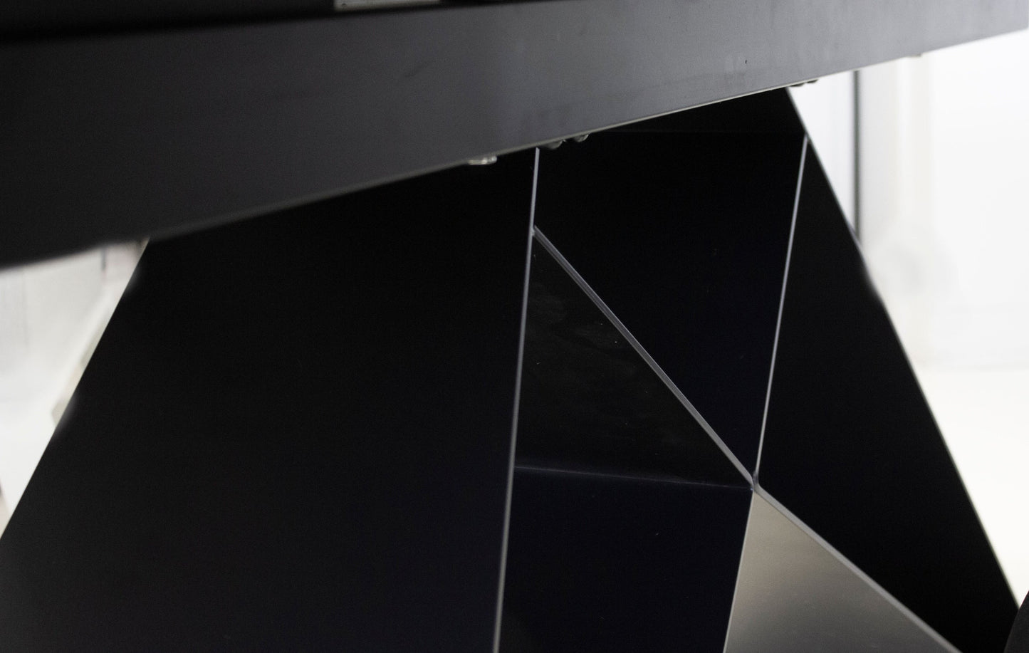The W Double Extension Dining Table In Slate