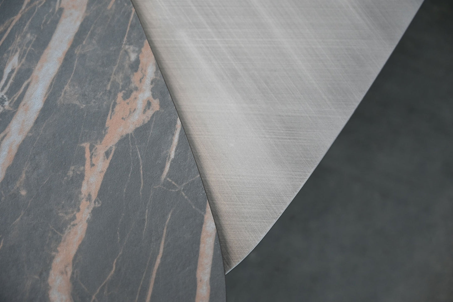 Layer Coffee Table In Noir Desir Bocciadato Ceramic Top
