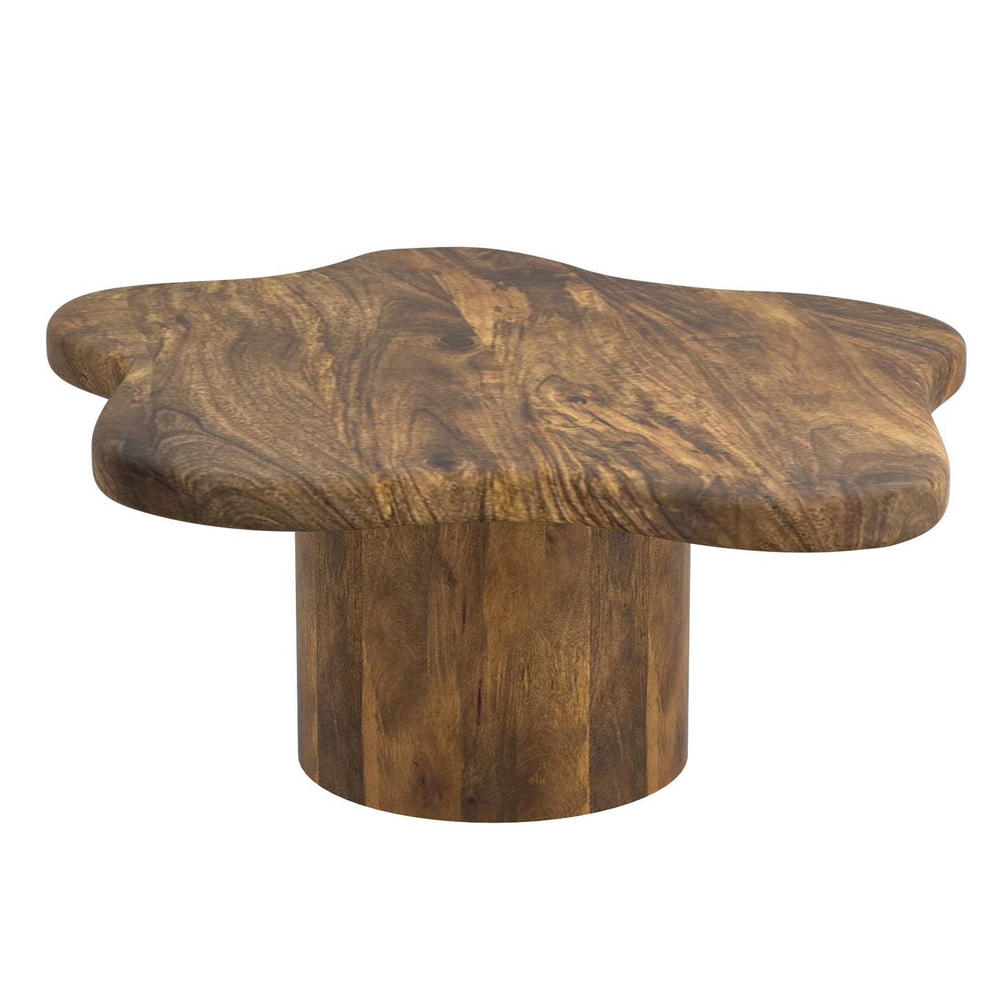 Mayal 2pc Coffee Table Set In Walnut