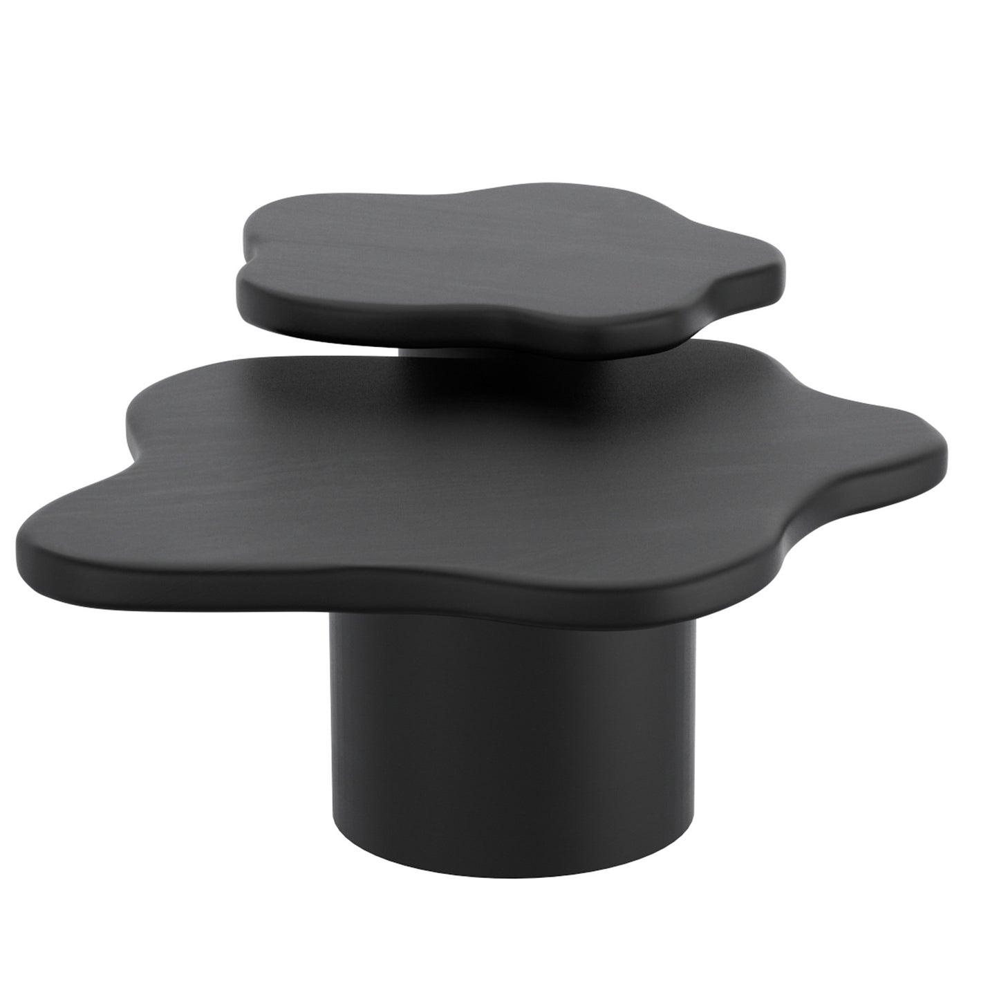 Mayal 2pc Coffee Table Set In Black
