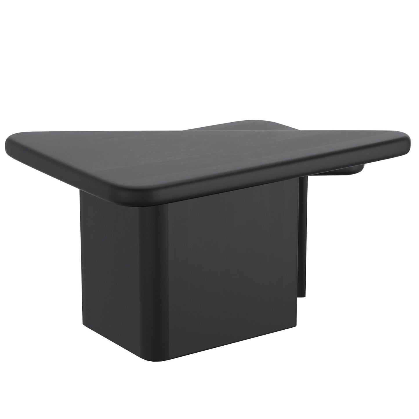 Draco 2pc Coffee Table Set In Black