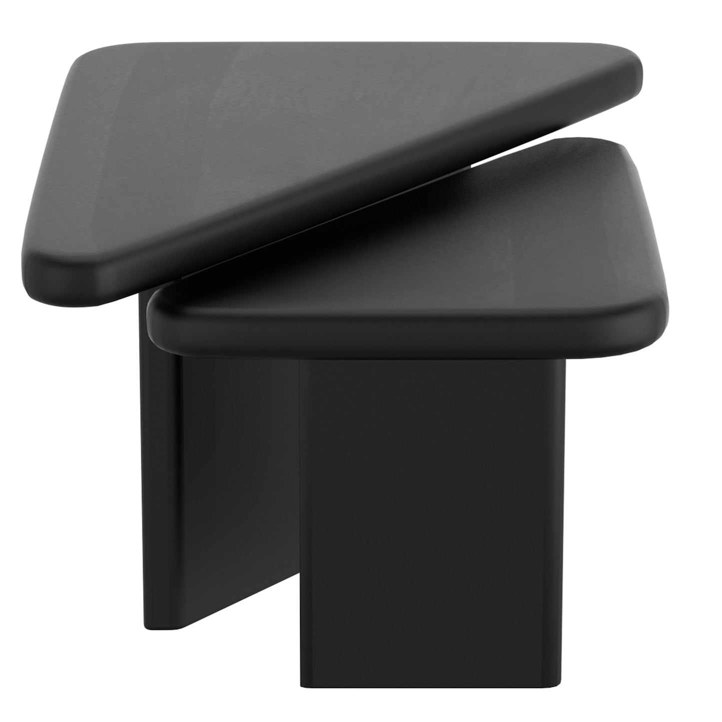 Draco 2pc Coffee Table Set In Black