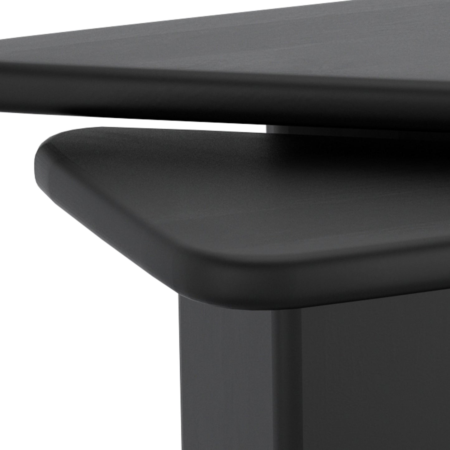 Draco 2pc Coffee Table Set In Black