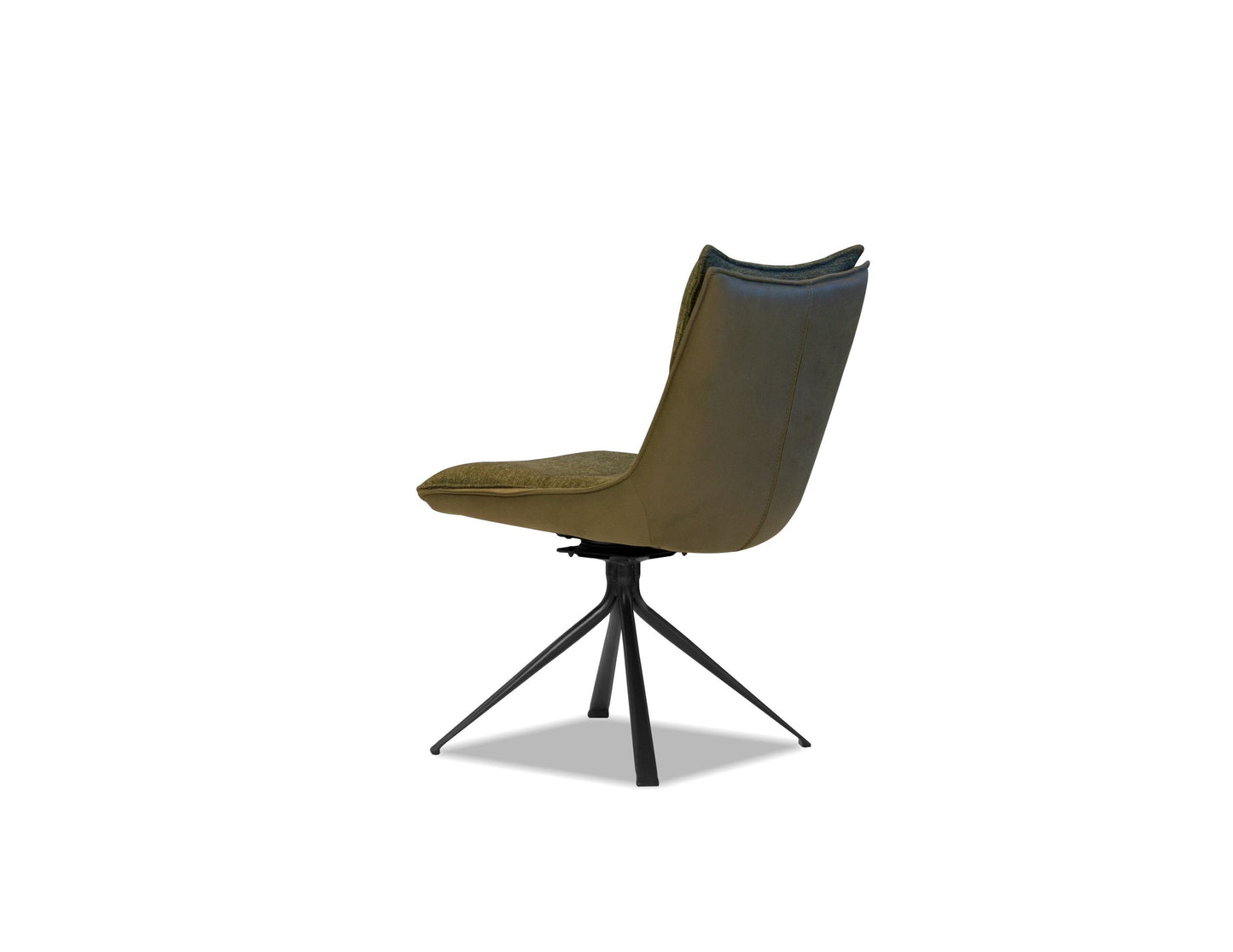 Puccini Swivel Dining Chair In Evergreen