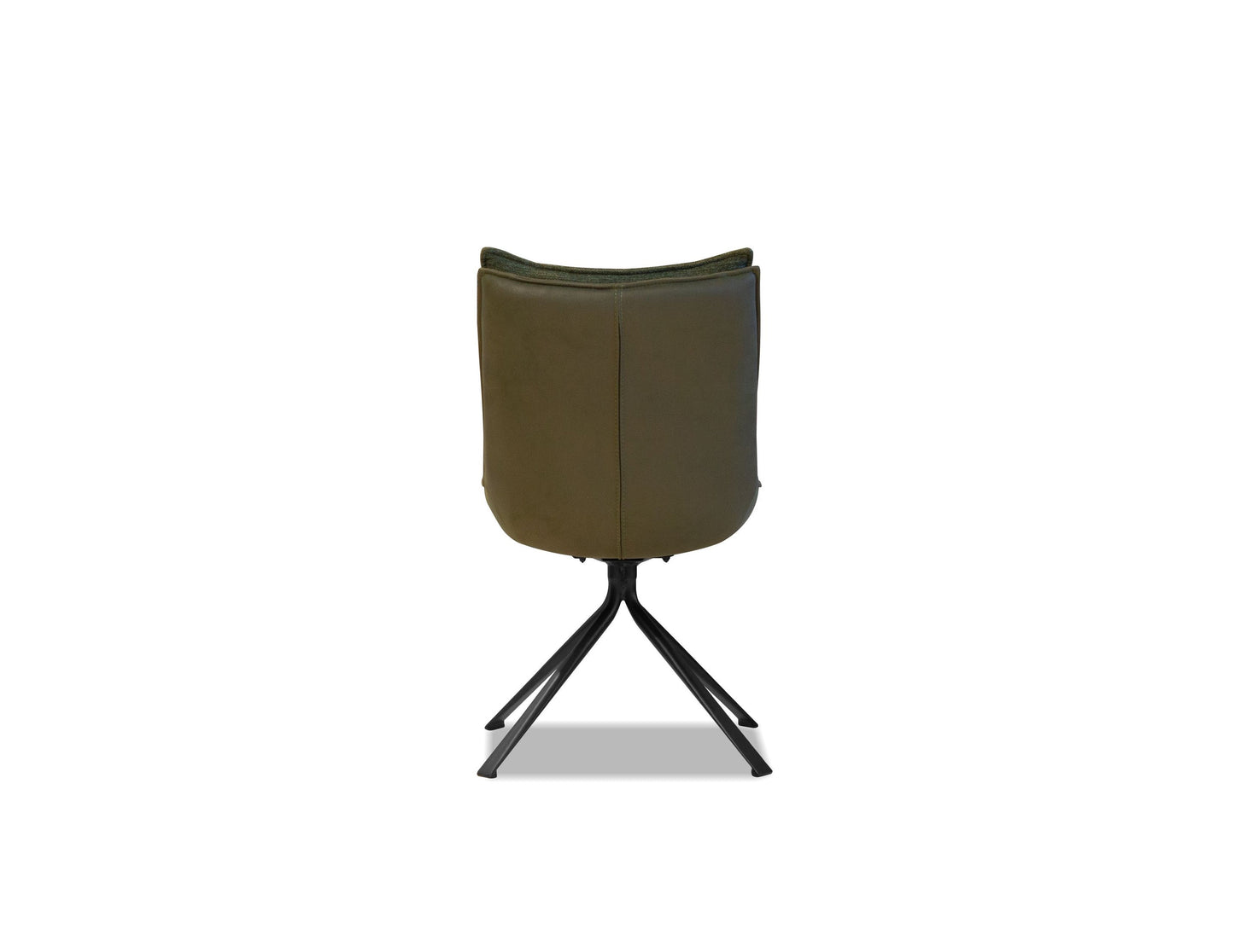Puccini Swivel Dining Chair In Evergreen