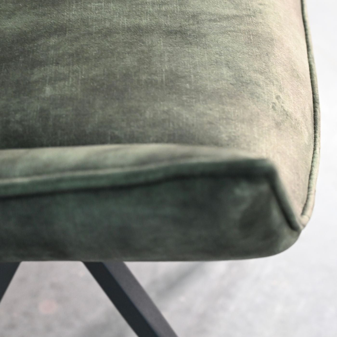 Giulia Swivel Dining Chair In Forest Green