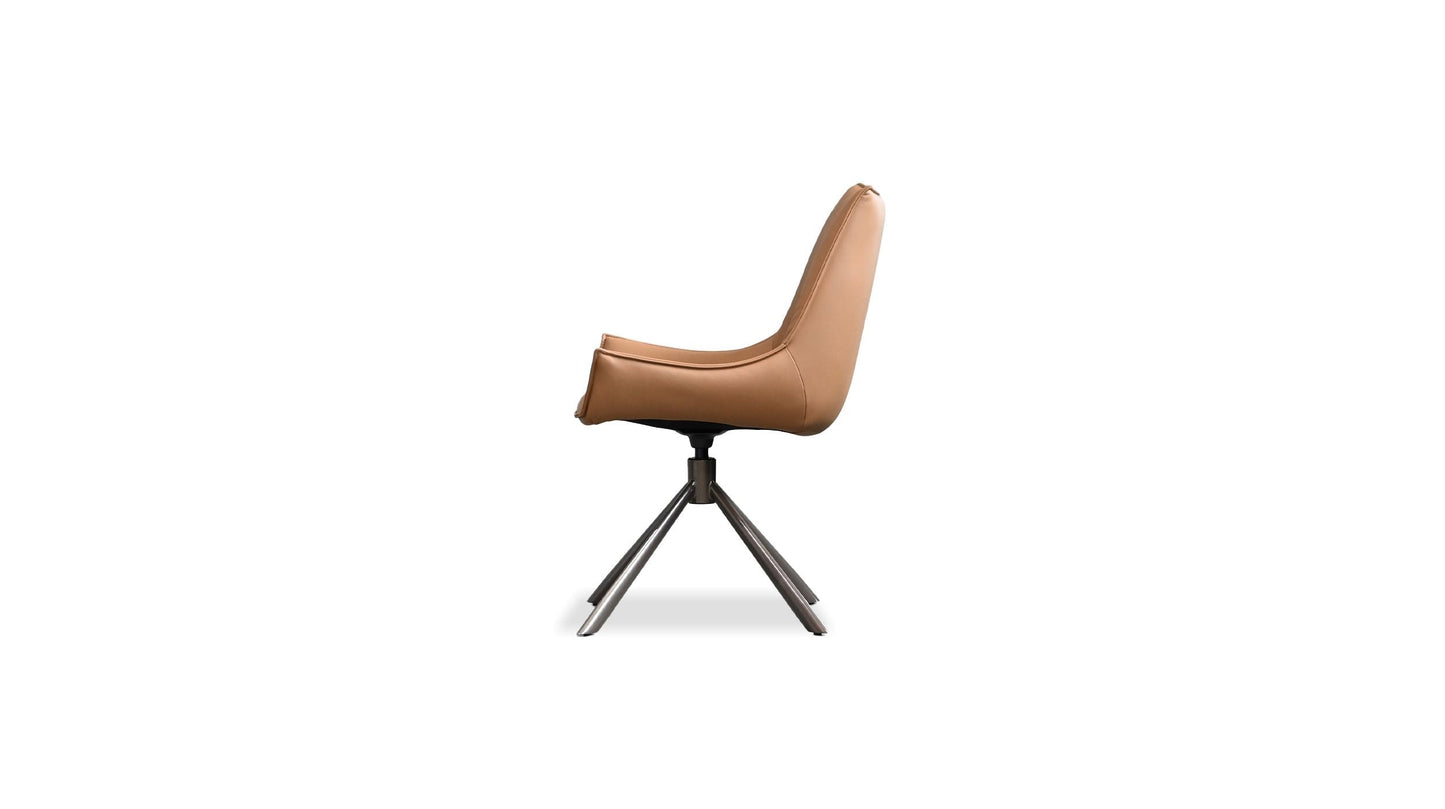 Giulia Dining Chair In Golden Rum