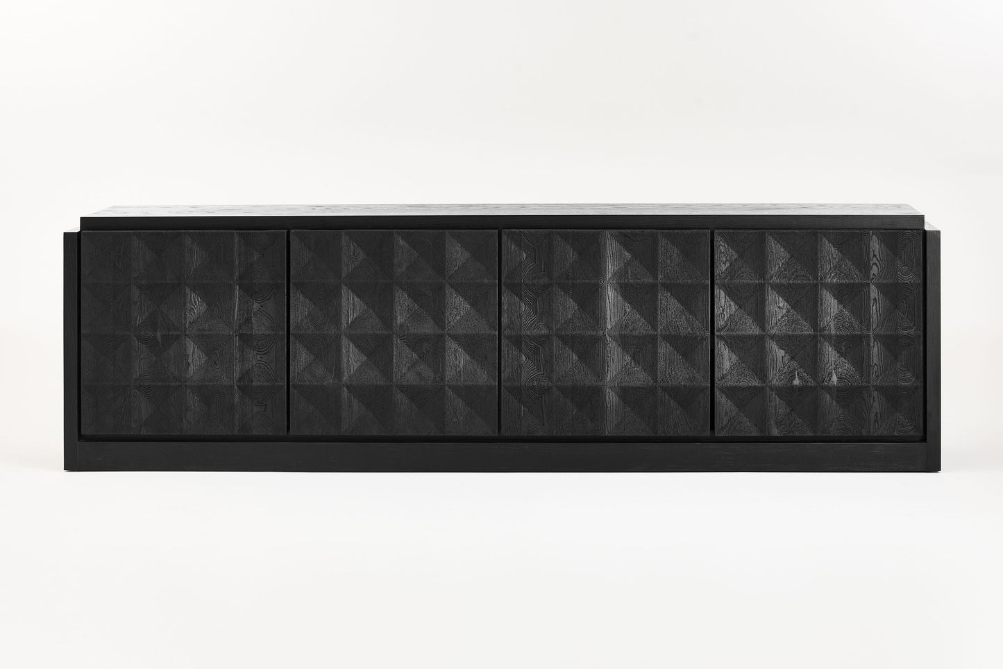 Moss Sideboard Wide In Matte Black Oak