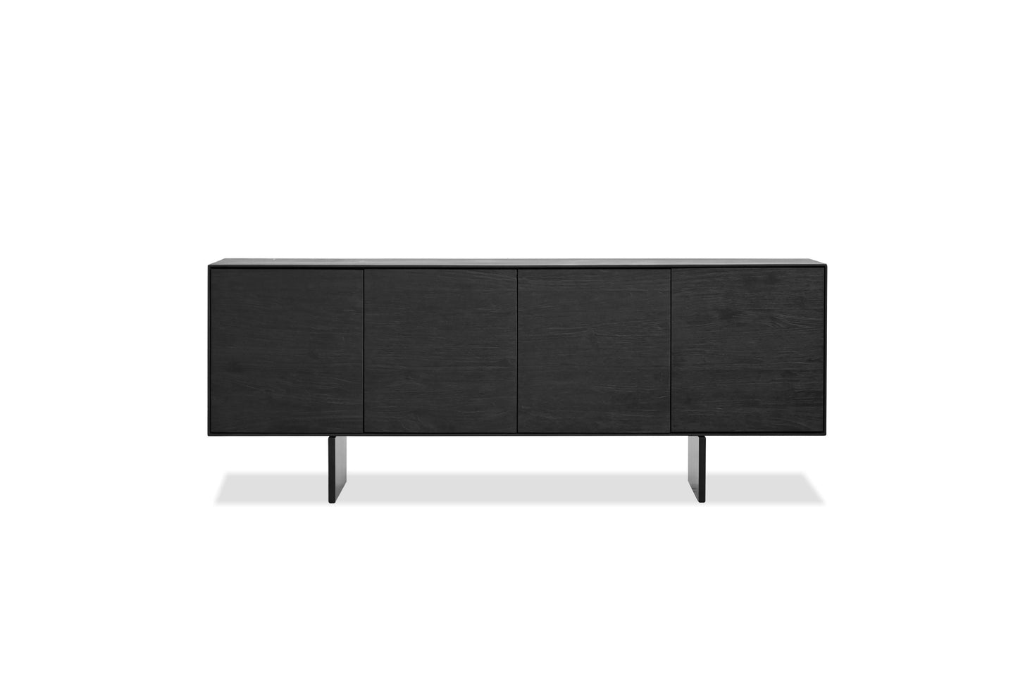 Block Sideboard In Black Soot /Brushed Doors
