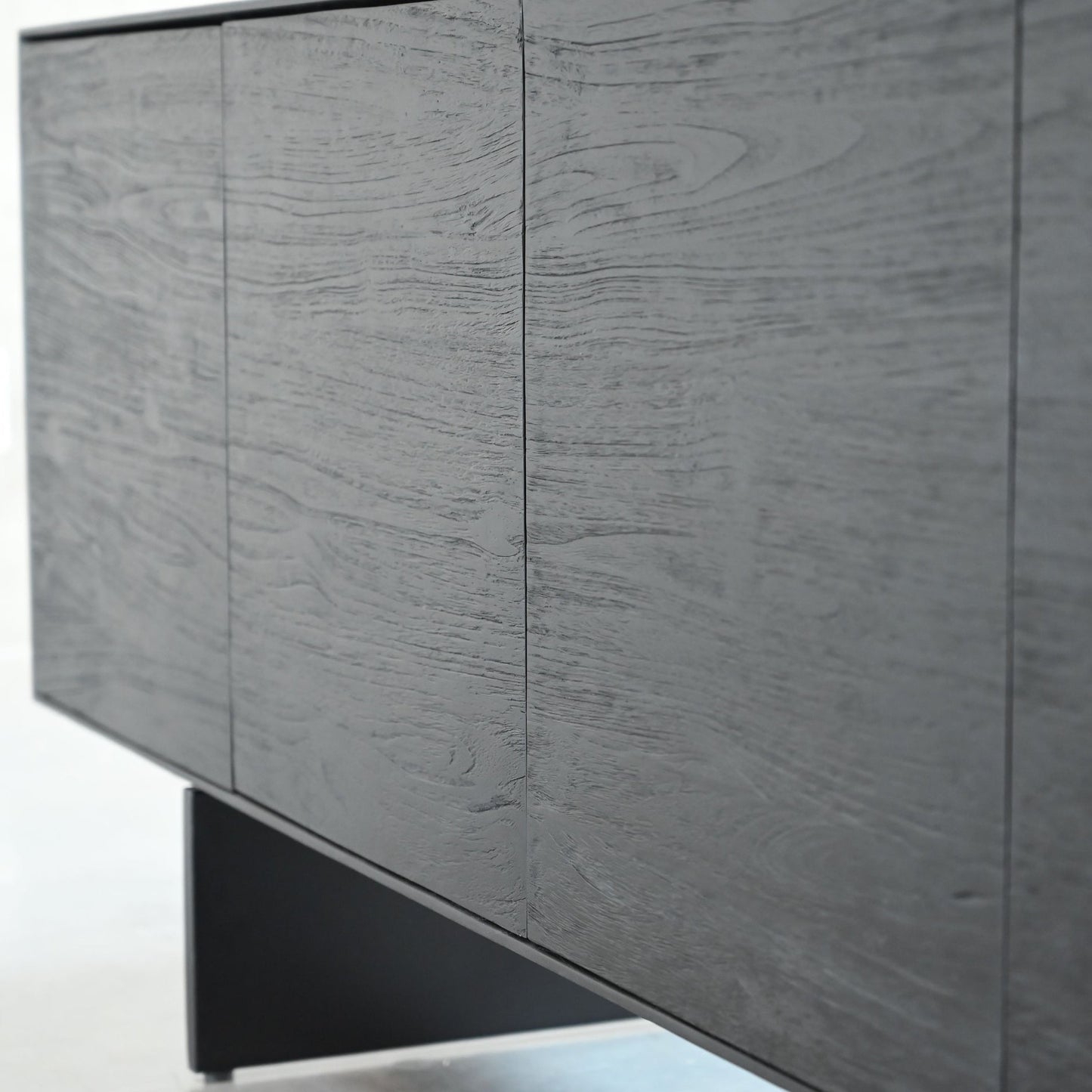 Block Sideboard In Black Soot /Brushed Doors