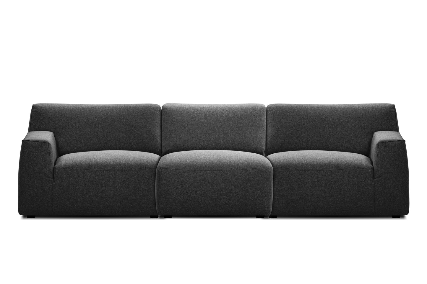 Scoop Sofa In Peppercorn Tweed