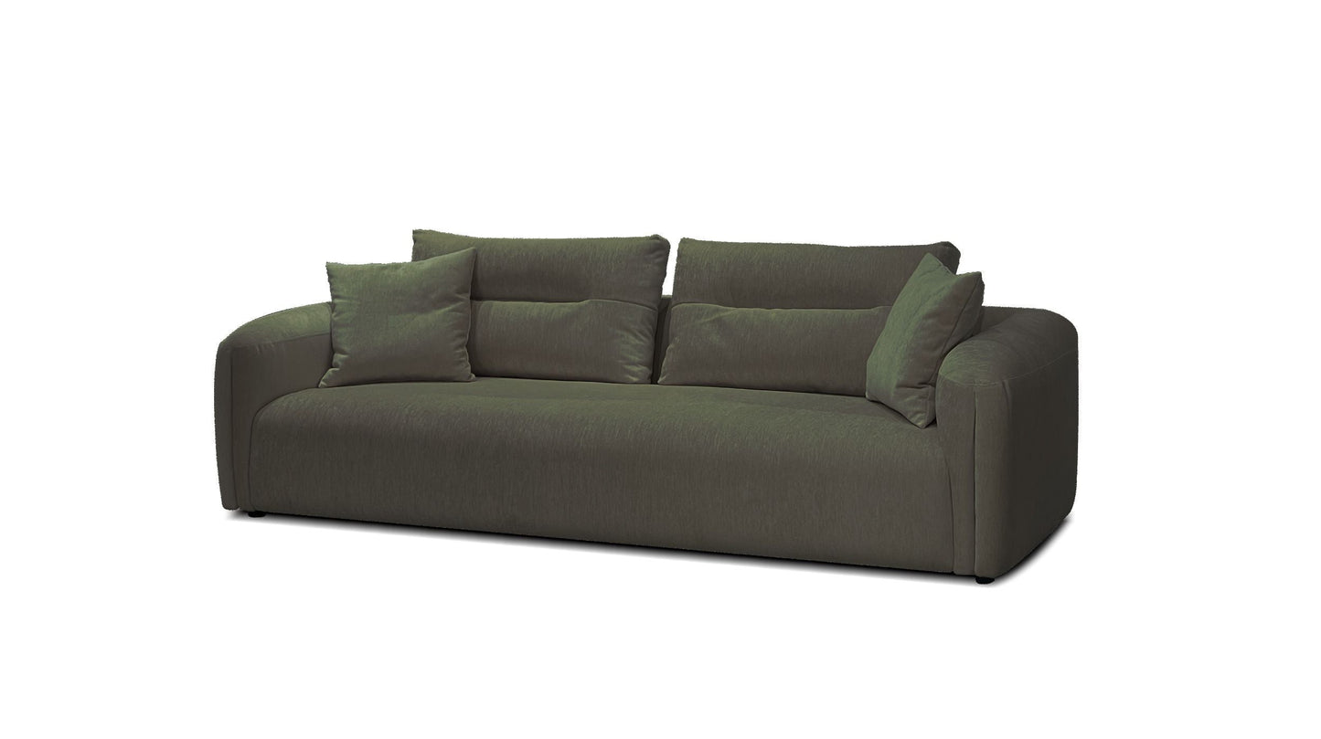 Filo Sofa 4 Seater In Thyme Green