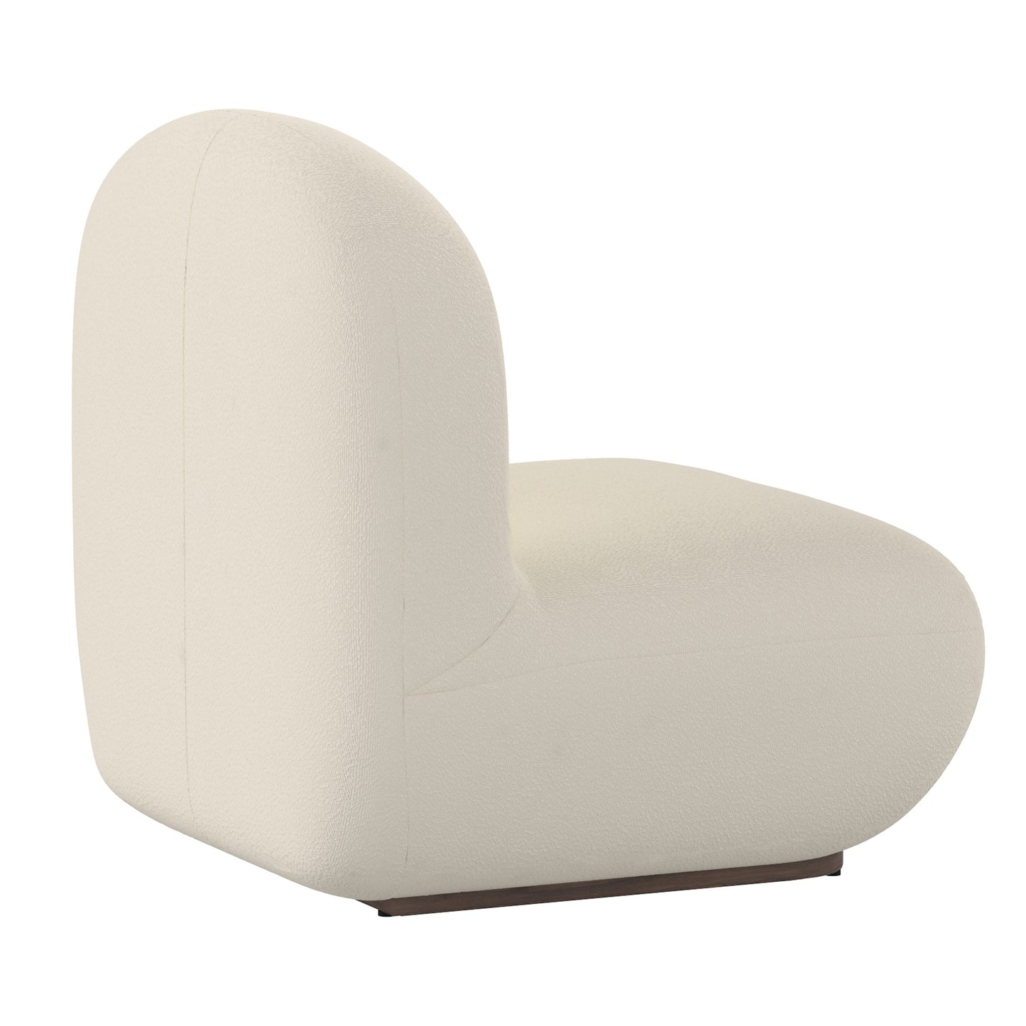 Zilano Accent Chair In Ivory Boucle