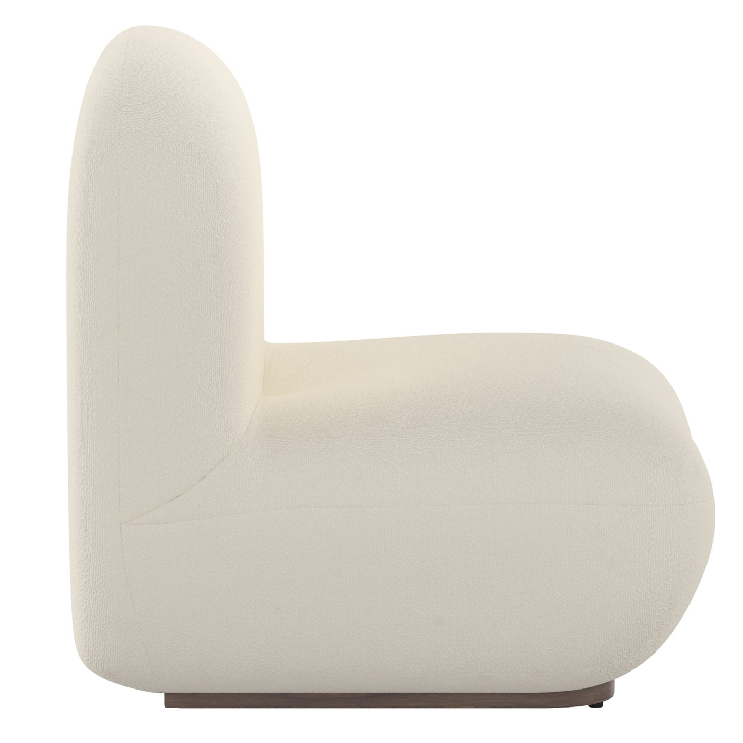 Zilano Accent Chair In Ivory Boucle