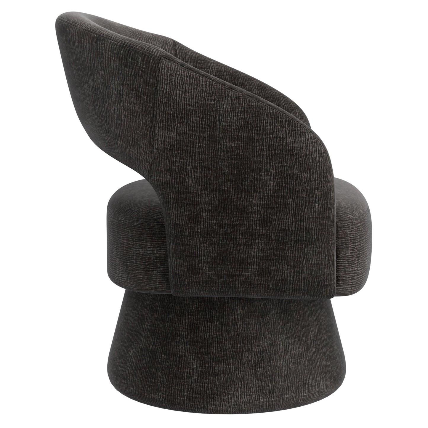Santo Accent Chair In Charcoal