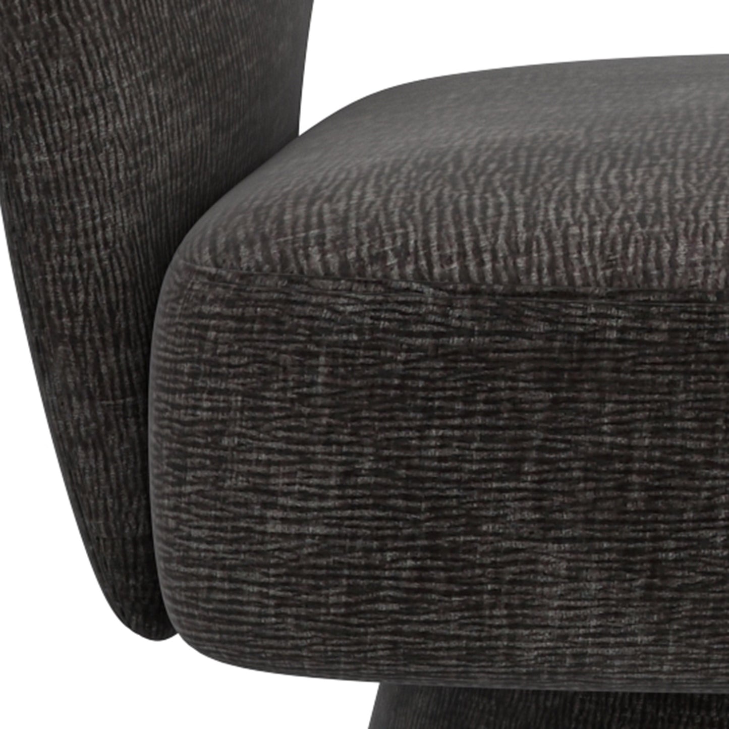 Santo Accent Chair In Charcoal