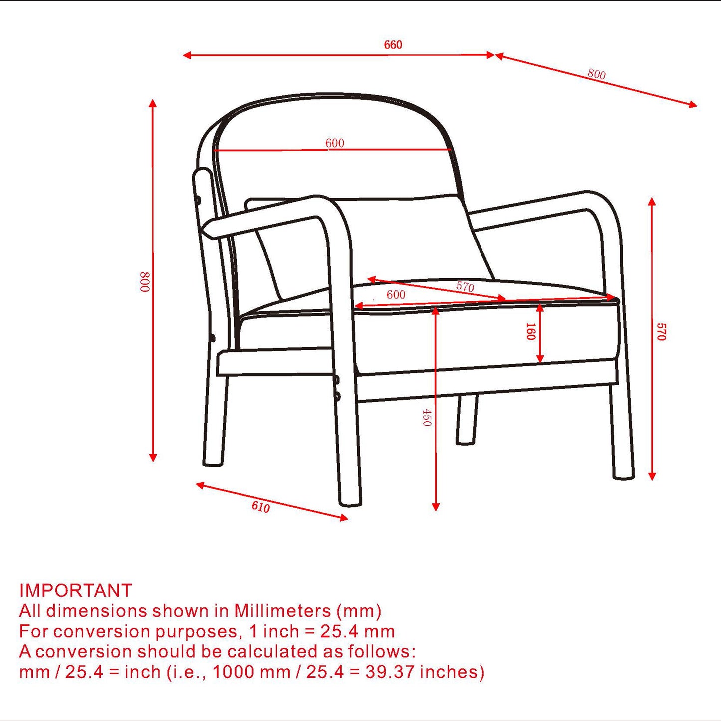 Fani Accent Chair, Fabric In White And Walnut