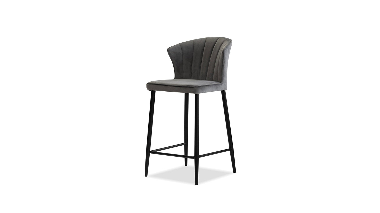 Ariel Counter Stool In Graphite