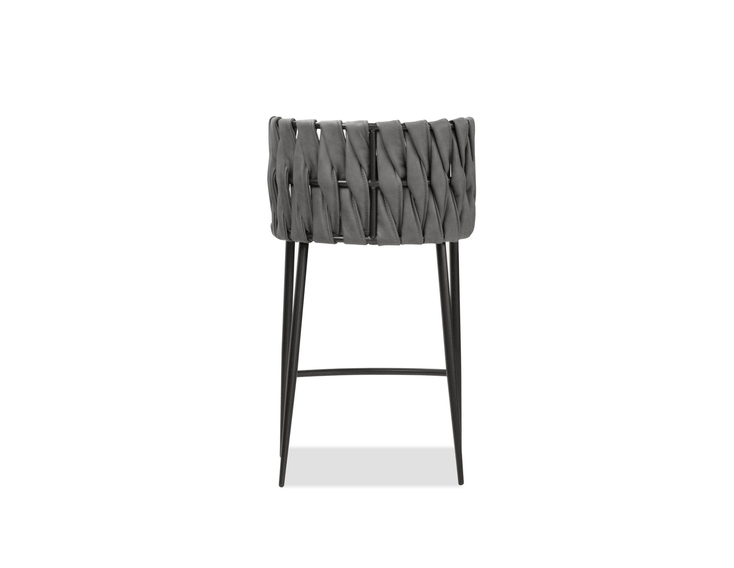 Weaver Counter Stool In Sauvage Ult. Nubuck/concrete Tweed