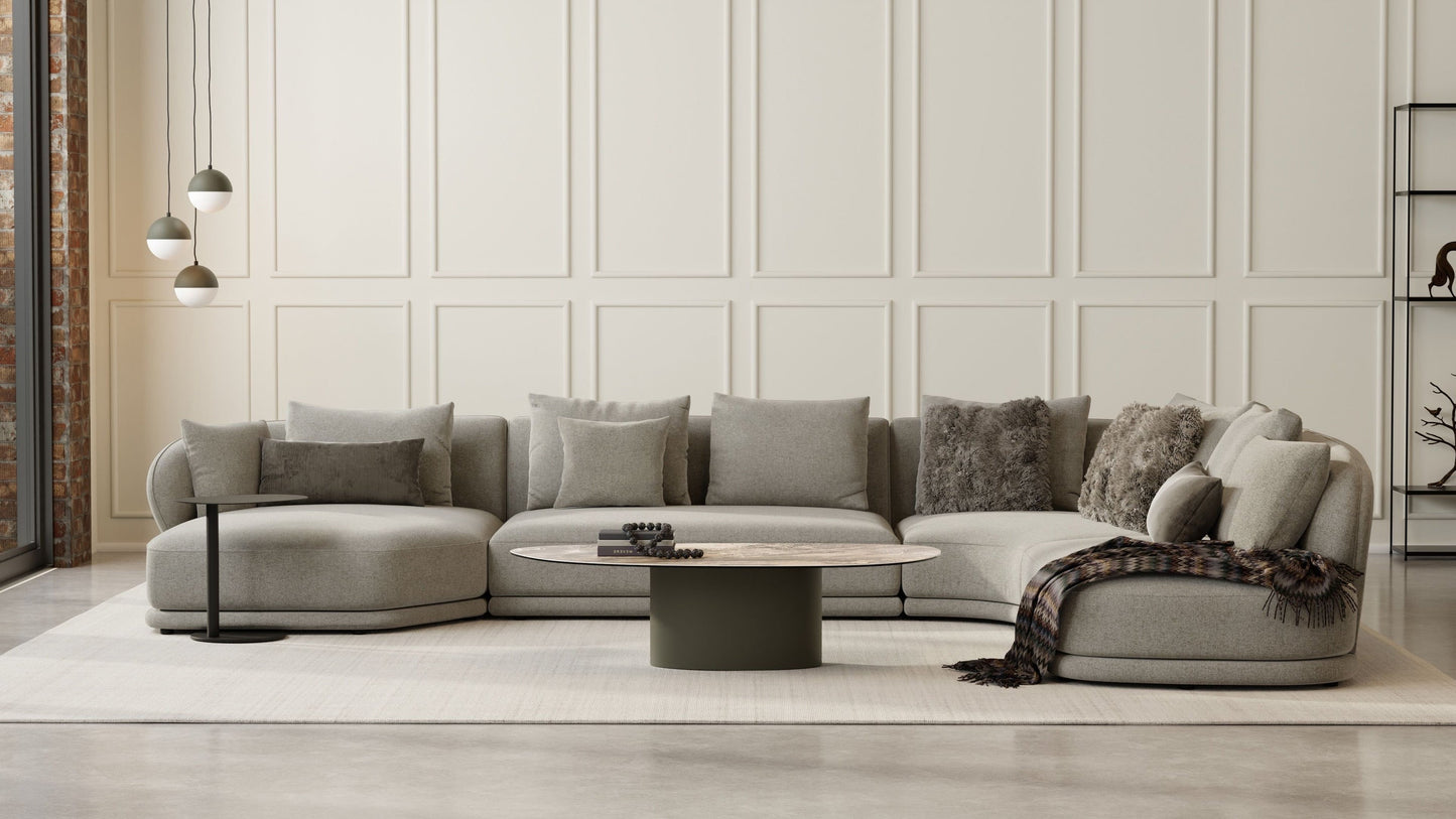 Voltaire Sectional Lsf Brindle Brown