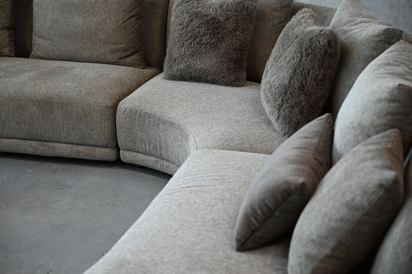 Voltaire Sectional Lsf Brindle Brown