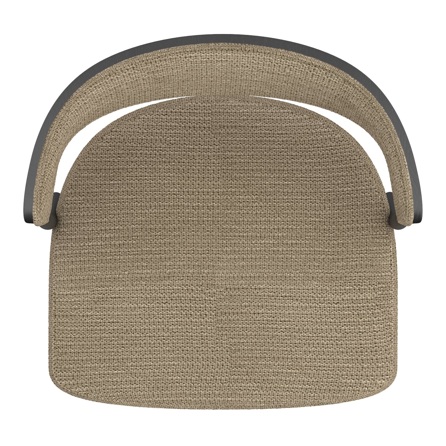 Kazan Adjustable Air-Lift Stool, Set of 2 in Dark Beige Performance Fabric & Black Metal