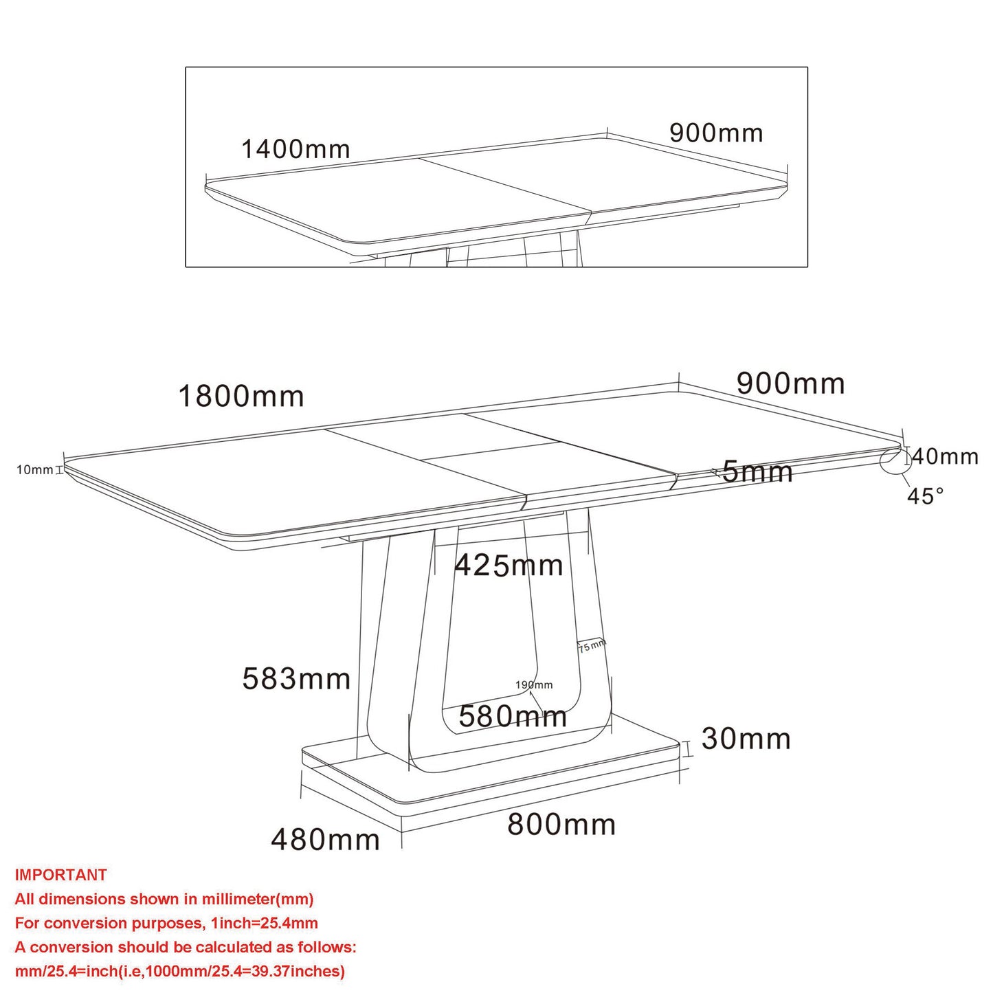 Corvus/Signy 7pc Dining Set in Warm Grey Table with Light Grey Chair