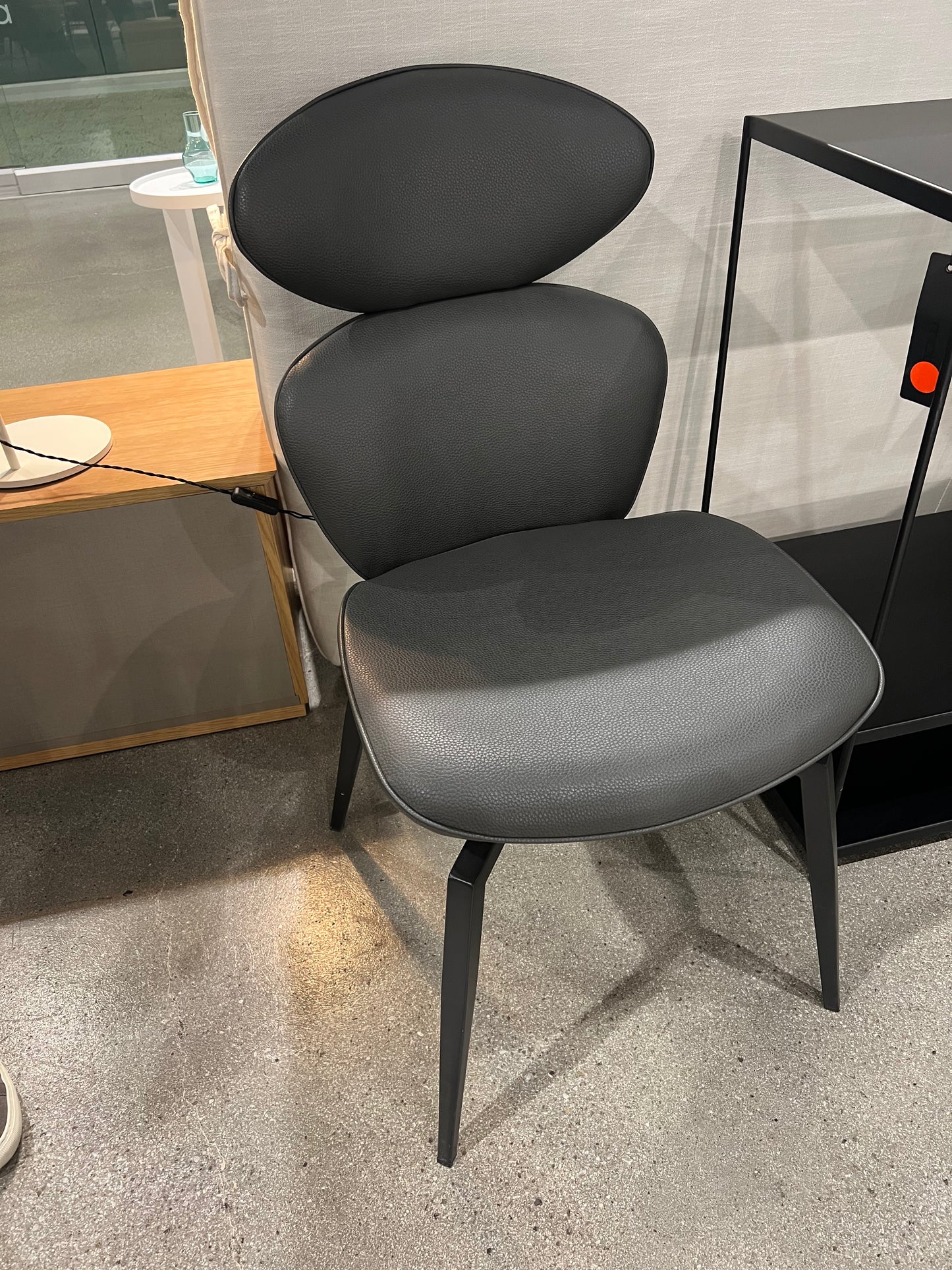 Antler Swivel Dining Chair In Slate Grey